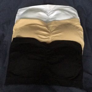 New Strapless bras in three neutral colors